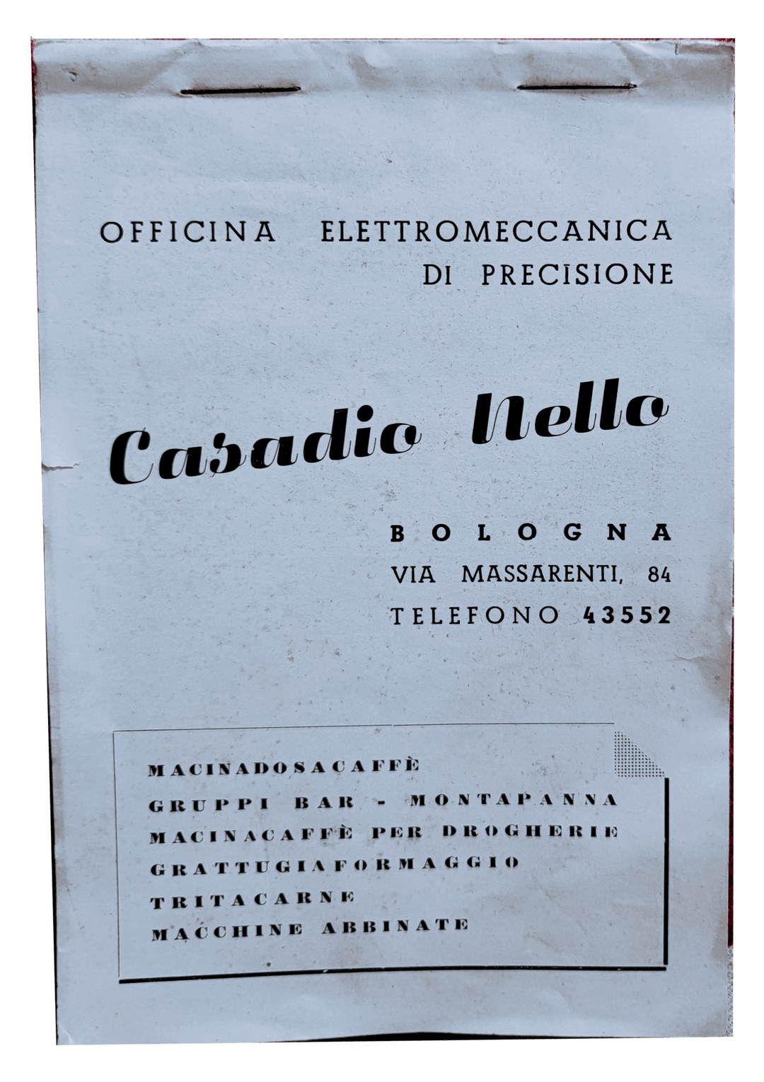 Casadio Origins
