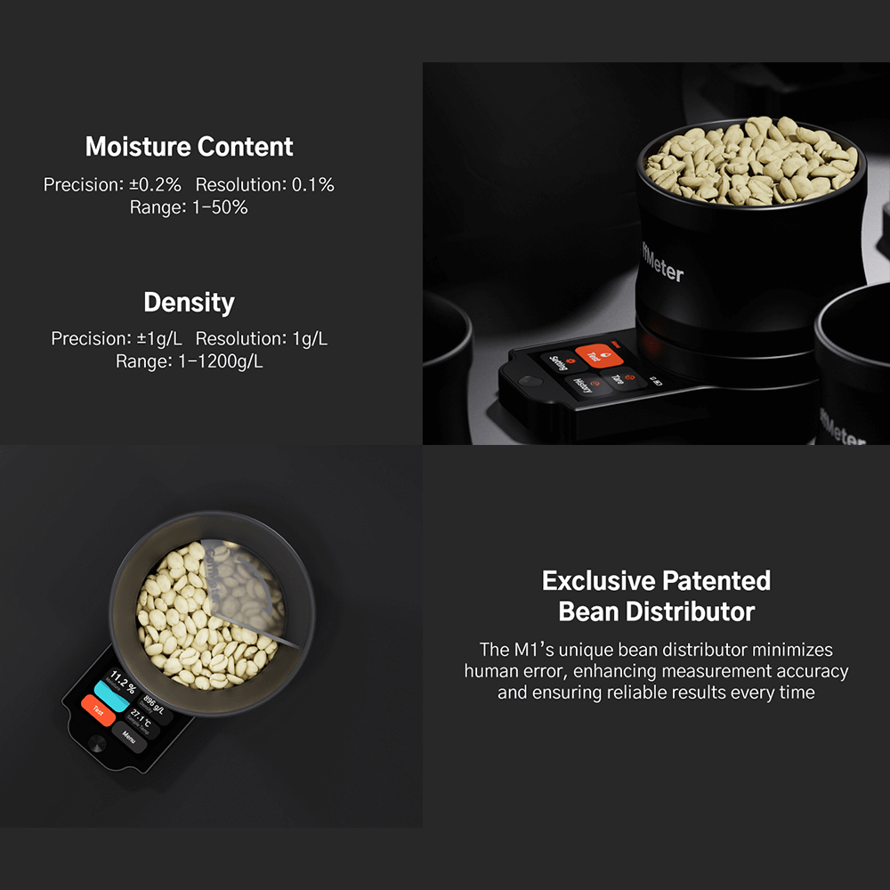 DiFluid CoffMeter M1 - Kaffe Fugt- og Densitetmåler - BloomVik