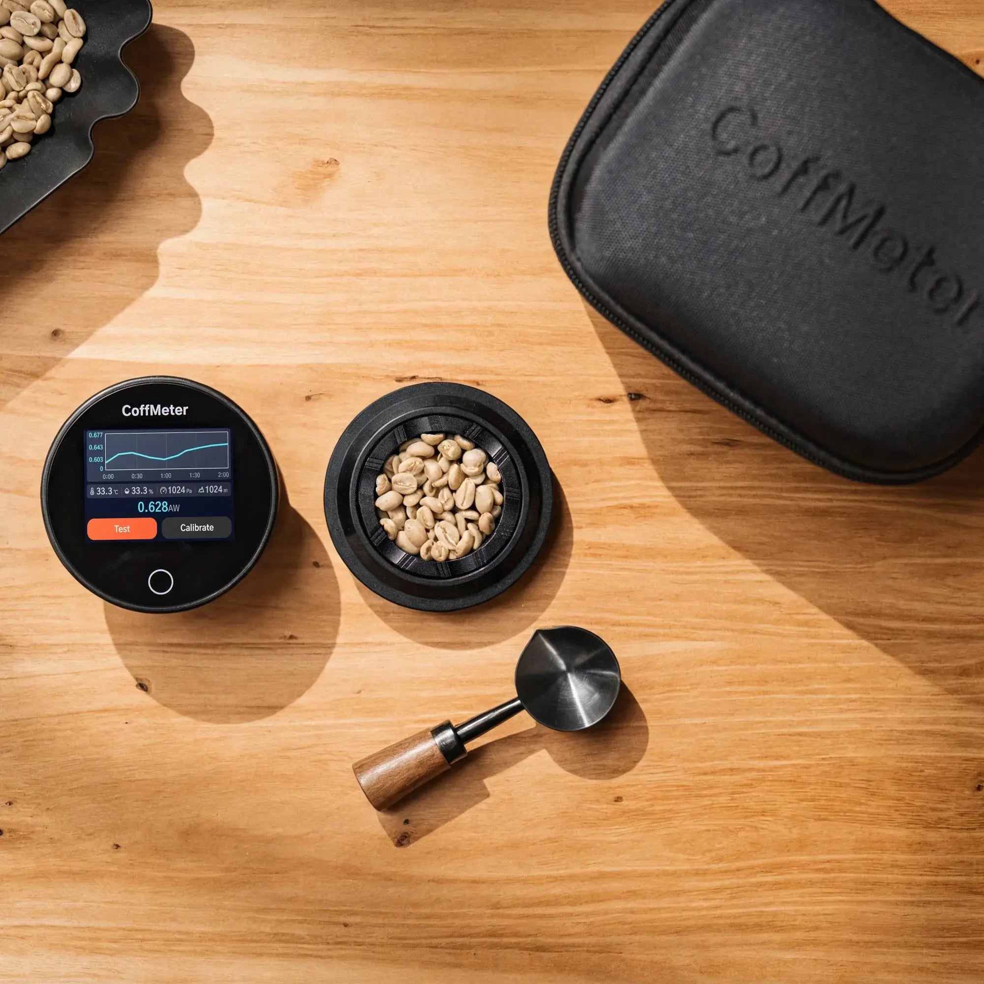 DiFluid CoffMeter W1 - Præcis og Bærbar Vandaktivitetsmåler til Kaffe - BloomVik