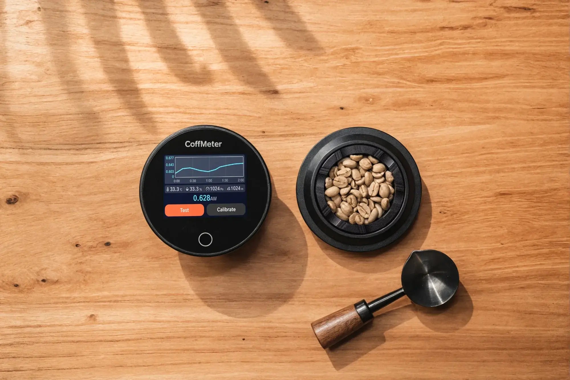 DiFluid CoffMeter W1 - Præcis og Bærbar Vandaktivitetsmåler til Kaffe - BloomVik