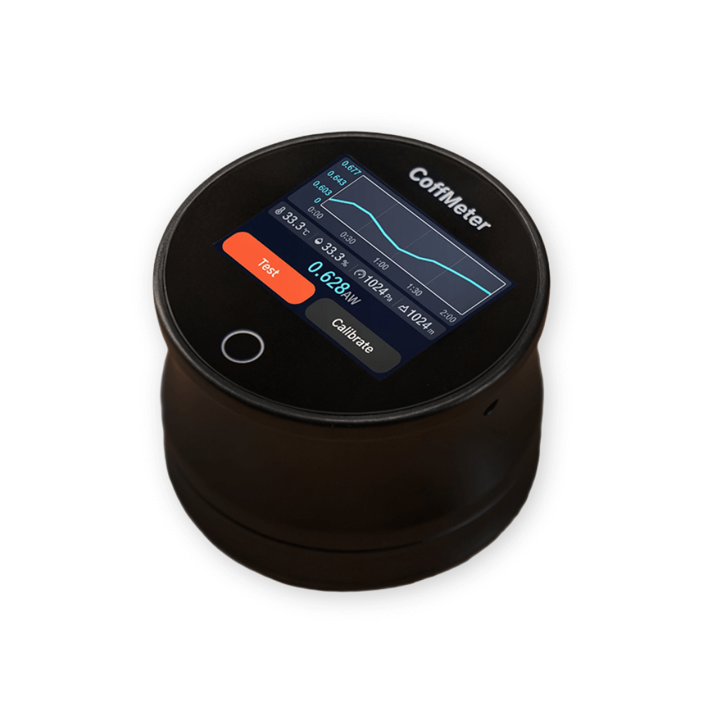 DiFluid CoffMeter W1 - Præcis og Bærbar Vandaktivitetsmåler til Kaffe - BloomVik