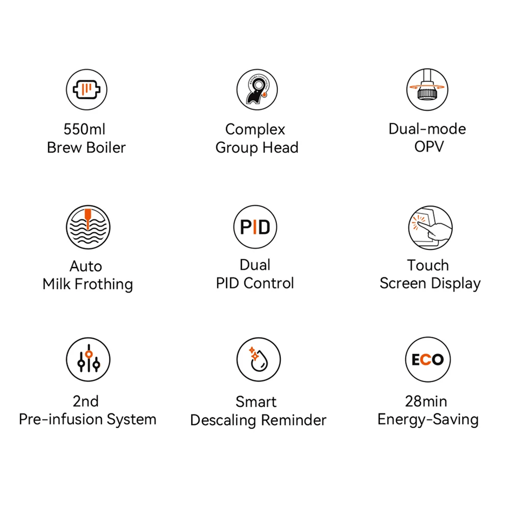 Gemilai Ele G3028A - Smart Espresso med Auto-Mælkeskum - BloomVik