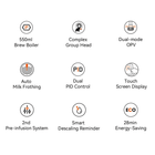 Gemilai Ele G3028A - Smart Espresso med Auto-Mælkeskum - BloomVik